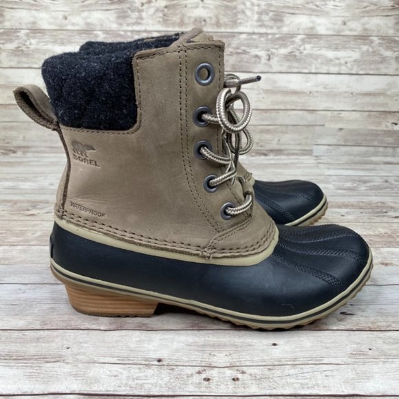 Sorel Shoes - Sorel Slimpack II Nubuck Waterproof Snow Boot 8